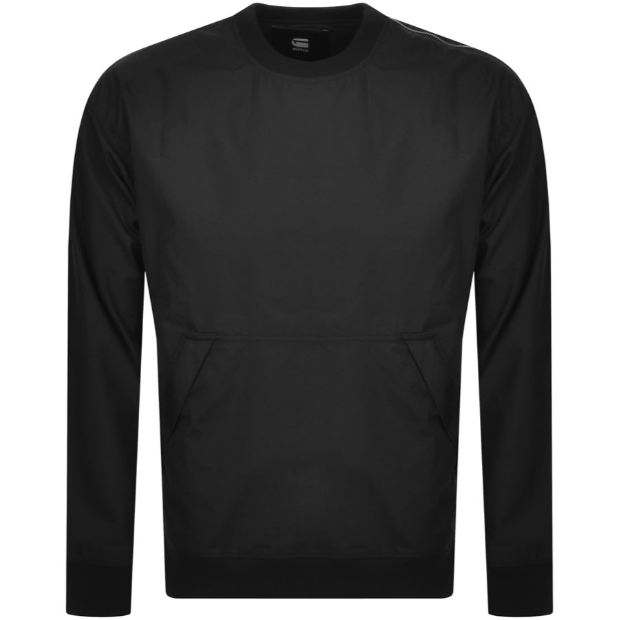 Alternative Image for ProductG Star Raw Crew Sweatshirt Black1
